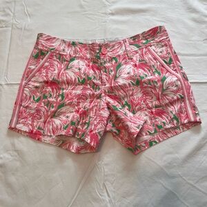 Lilly Pulitzer Callahan shorts Flamingo Pink Colony size 4
